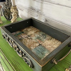 Трафарет - Калейдоскоп - Фотография интерьере 2