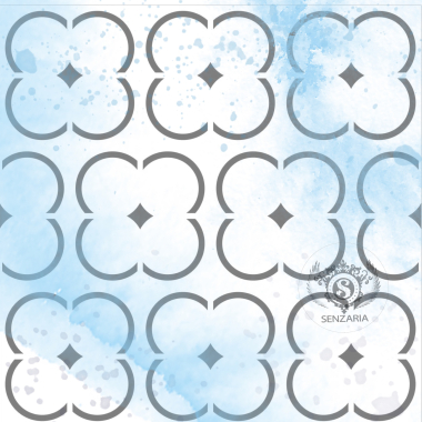 Трафарет - Воздушная плитка