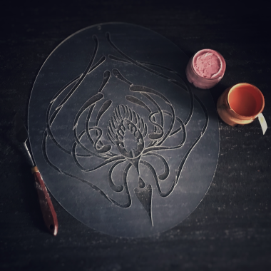 Трафарет - Павлиний глаз