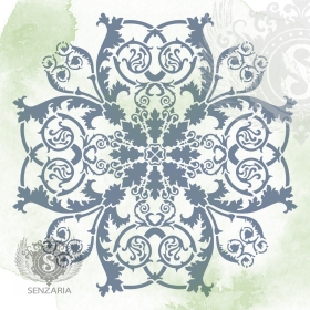 Трафарет - Цветок папоротника