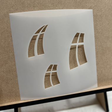 Трафарет - Блики от окна